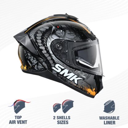 Full Face Dual Visor Helmet - Image 4