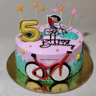 Happy Birthday Cake [Eggless]